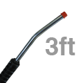 3ft Plated Wand with Insulated Grip