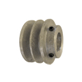 Aluminum Pulley, Two Groove A Section, 3"OD