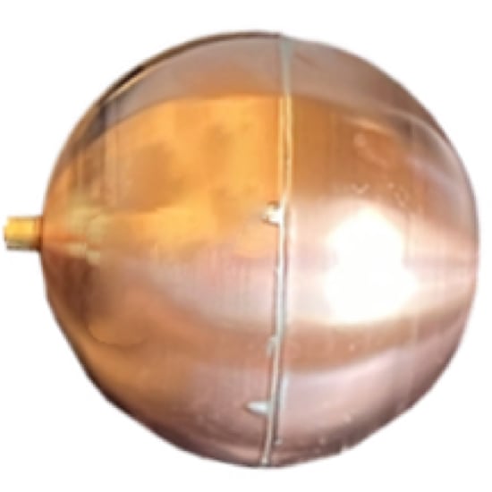 5" Round Copper Float Ball Float Valves Magikist