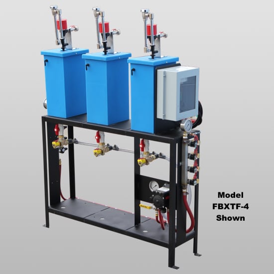 Five Bay Triple Foam Air Pump Foam System With Bay Equipment Foam