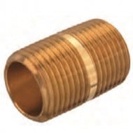 Brass Close Nipple 3/8