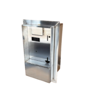 Recessed Rear Access Coin Meter with Locks