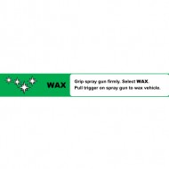 Instruction strip WAX