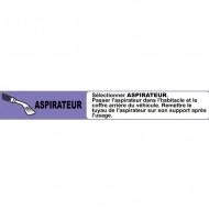 Instruction strip ASPIRATEUR (french)