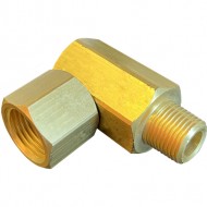 Brass Swivel Adapter 90° 3/8