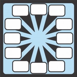 Lexan Base for 12 Position Switch Label
