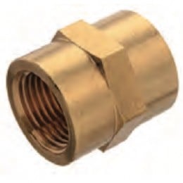 Brass Pipe Coupling 3/8