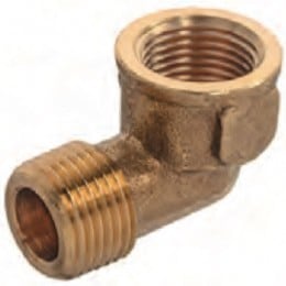 Brass Street Elbow Forged 1/4