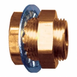 Brass Bulkhead Adaptor 3/8
