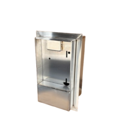 Recessed Rear Access Coin Meter with Locks