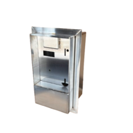 Recessed Rear Access Coin Meter with Locks