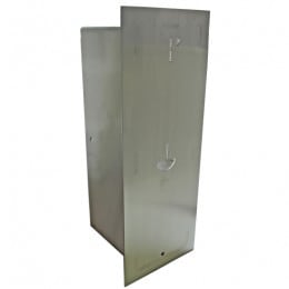 Narrow Style Flush Mount Rear Access Coin Meter with lock