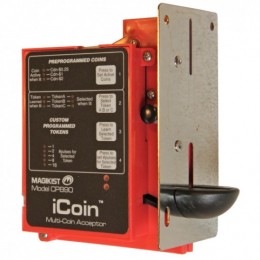 iCoin Electronic Multi-Coin Acceptor, Canadian, 24vac, relay output