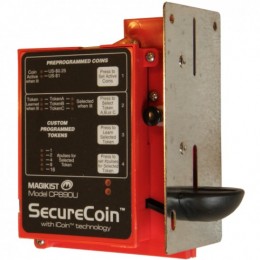 SecureCoin Electronic Multi-Coin Acceptor, U.S., 24vac, relay output