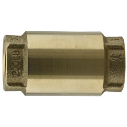Check Valve, Brass 1/2
