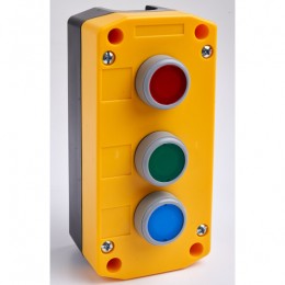Remote Control Station with Red, Green and Blue Pushbuttons