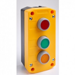 Remote Control Station with Red, Green, and Yellow Pushbuttons