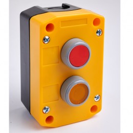 Remote Control Station with Red and Yellow Pushbuttons