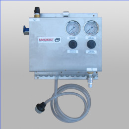 Single Bay Air Pump Presoak System With Weep