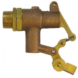 Float Valve, Brass, 3/4
