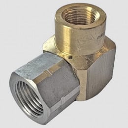Brass 90° High Pressure Swivel 3/8