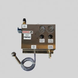 Two Bay Air Pump Foam Brush System with Bay Equipment & Weep