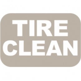 Lexan Insert TIRE CLEAN for 8/10/12 Postion Switch Label