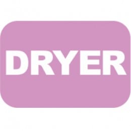 Lexan Insert DRYER for 8/10/12 Postion Switch Label