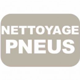 Lexan Insert NETTOYAGE PNEUS for 8/10/12 Postion Switch Label