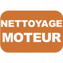 Lexan Insert NETTOYAGE MOTEUR for 8/10/12 Postion Switch Label