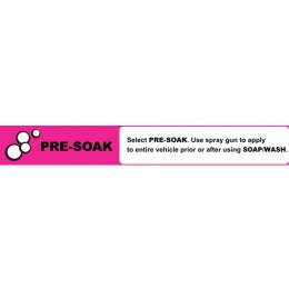 Instruction strip PRE-SOAK