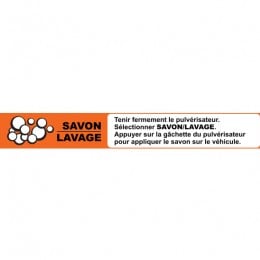 Instruction strip SAVON/LAVAGE (french)