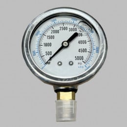 Pressure Gauge 5000 PSI