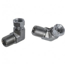 Swivel Adapter Fitting 90° 3/8